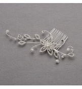 Women& Alloy Headpiece-Wedding / Special Occasion Hair Combs Clear Round  