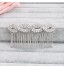 Women& Rhinestone Headpiece-Wedding / Special Occasion / Casual / Office &amp; Career / Outdoor Hair Combs 1 Piece Clear Round  