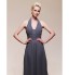 TS Couture? Formal Evening / Wedding Party Dress - Open Back Plus Size / Petite Sheath / Column V-neck Floor-length Chiffon with Draping / Ruching  