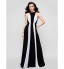 TS Couture? Formal Evening Dress Plus Size / Petite Sheath / Column Jewel Floor-length Chiffon with  