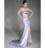 TS Couture? Formal Evening Dress - Furcal Plus Size / Petite Sheath / Column Strapless / Sweetheart Sweep / Brush Train Stretch Satin with Beading   