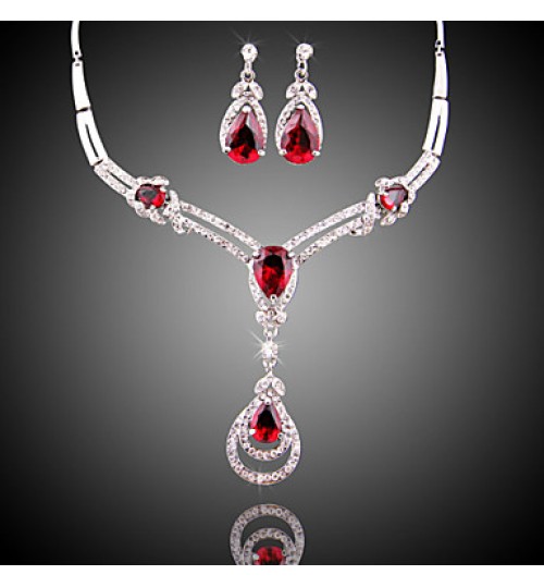 Classic Jewelry Set (necklace) (earrings)  