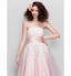 TS Couture? Dress - 1950s Plus Size / Petite A-line Strapless Ankle-length Tulle / Stretch Satin with Lace / Ruching  