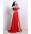 Formal Evening / Military Ball / Holiday / Wedding Party Dress - Furcal / Beautiful Back A-line Straps Sweep / Brush Train Chiffon with  