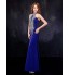 Formal Evening Dress Trumpet / Mermaid High Neck Floor-length Tulle with Crystal Detailing  