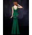 Formal Evening Dress Trumpet / Mermaid Scoop Floor-length Chiffon / Tulle with Crystal Detailing / Sash / Ribbon  