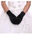 Black/White Ladies& Elbow Length Glove Party/Evening Fingertips Glove Opera Length+DIY Pearls and Rhinestones  