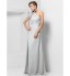 TS Couture? Formal Evening / Military Ball Dress - Elegant Plus Size / Petite Sheath / Column One Shoulder Floor-length Chiffon with Flower(s)  