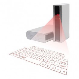 iCyberry Wireless Laser Bluetooth Projection Virtual Keyboard Wireless Keyboard With 5200mAh Power Bank  
