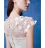 Cocktail Party / Formal Evening Dress Sheath / Column Jewel Short / Mini Lace / Tulle with Beading / Flower(s) / Lace  