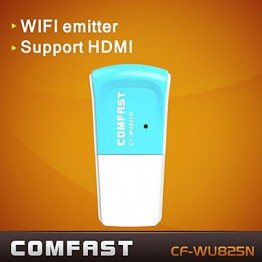 COMFASTÂ® CF-WU825N 2.4GHz 802.11b/g/n 300Mbps USB 2.0 Wireless Wi-Fi Network Adapter  