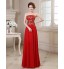 Formal Evening Dress A-line Strapless Floor-length Satin with Crystal Detailing / Embroidery / Flower(s) / Sequins  