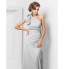 TS Couture? Formal Evening / Military Ball Dress - Elegant Plus Size / Petite Sheath / Column One Shoulder Floor-length Chiffon with Flower(s)  