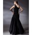 TS Couture? Prom / Formal Evening Dress - Elegant Plus Size / Petite Trumpet / Mermaid One Shoulder Floor-length Taffeta with Side Draping  