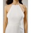 TS Couture? Formal Evening Dress - Furcal Plus Size / Petite Sheath / Column Halter Sweep / Brush Train Chiffon with Split Front  