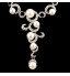 Jewelry Set Women& Anniversary / Wedding / Engagement Jewelry Sets Cubic Zirconia / Imitation Pearl / Alloy Necklaces / Earrings Silver  