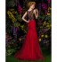 TS Couture? Prom / Formal Evening / Military Ball Dress - See Through Plus Size / Petite Trumpet / Mermaid V-neck Sweep / Brush Train Lace / Tulle  