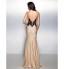 Formal Evening / Black Tie Gala Dress Trumpet / Mermaid Scoop Sweep / Brush Train Jersey with  