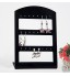 Black Acrylic Earrings Jewelry Displays 24 Holds  