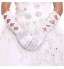 New Elbow Length Gloves Party/Evening/Wedding Fingertips Gloves Wedding Dress Accessories+DIY Pearls and Rhinestones  