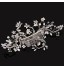 Vintage Charming Design Wedding Bride Handmake Headband Necklace Cown Pearls Hair Accessior Flower Silver  