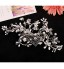 Vintage Charming Design Wedding Bride Handmake Headband Necklace Cown Pearls Hair Accessior Flower Silver  