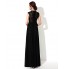 Formal Evening Dress A-line Floor-length with Embroidery  