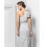 TS Couture? Formal Evening / Military Ball Dress - Elegant Plus Size / Petite Sheath / Column One Shoulder Floor-length Chiffon with Flower(s)  