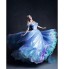 Formal Evening Dress Ball Gown V-neck Chapel Train Organza / Tulle / Charmeuse with Beading / Bow(s) / Flower(s) / Pick Up Skirt / Ruffles  