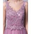 TS Couture? Formal Evening Dress Plus Size / Petite A-line / Princess V-neck Floor-length Tulle with Appliques / Flower(s)  