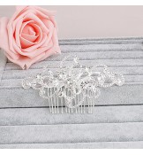 Women& Rhinestone Headpiece-Wedding / Special Occasion / Casual / Office &amp; Career / Outdoor Hair Combs 1 Piece Clear Round  