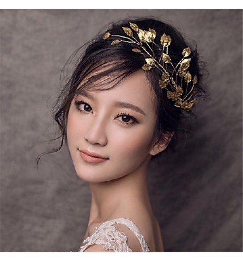 Women& / Flower Girl& Alloy Headpiece-Wedding / Special Occasion Headbands 1 Piece  