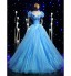 Formal Evening Dress Ball Gown V-neck Chapel Train Organza / Tulle / Charmeuse with Beading / Bow(s) / Flower(s) / Pick Up Skirt / Ruffles  