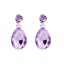 Ladies&/Women& Alloy Wedding/Party Jewelry Set With Rhinestone Purple  