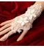 White Wrist Length Fingerless Glove Lace Bridal Gloves / Party/ Evening Gloves(1pc)  