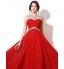 Formal Evening Dress A-line Bateau Floor-length Chiffon with Beading  