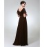 TS Couture? Formal Evening / Military Ball Dress - Elegant Plus Size / Petite Sheath / Column V-neck Floor-length Chiffon with Bow(s) / Sash / Ribbon  