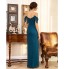 TS Couture? Formal Evening / Military Ball Dress - Open Back Plus Size / Petite Sheath / Column Sweetheart Floor-length Georgette with Side Draping   