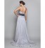 TS Couture? Formal Evening / Military Ball Dress - Open Back Plus Size / Petite A-line Sweetheart Floor-length Chiffon withCrystal Detailing / Criss  