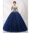 Formal Evening Dress Ball Gown Strapless Floor-length Satin / Tulle / Stretch Satin / Sequined with Crystal Detailing  